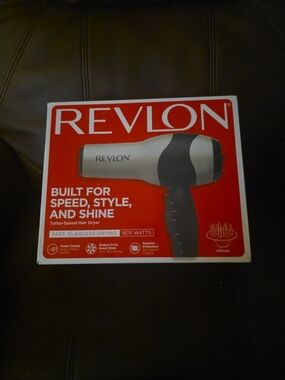 Revlon Hair Dryer in Silver and Black
